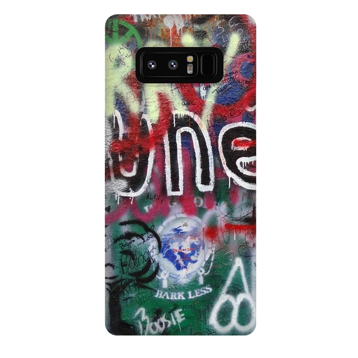 Galaxy Note 8 StrongFit Graffiti Grunge Wall Art by Andrea Haase