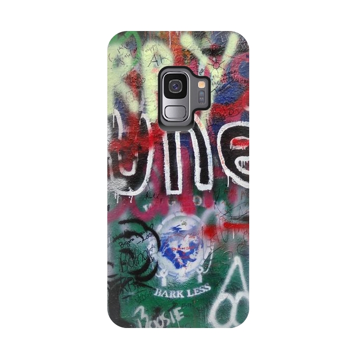 Galaxy S9 StrongFit Graffiti Grunge Wall Art by Andrea Haase