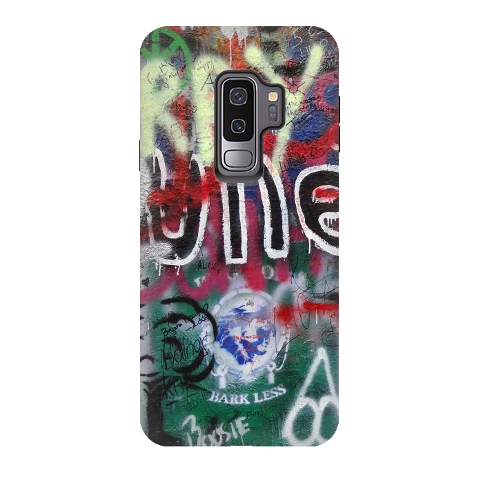 Galaxy S9 plus StrongFit Graffiti Grunge Wall Art by Andrea Haase