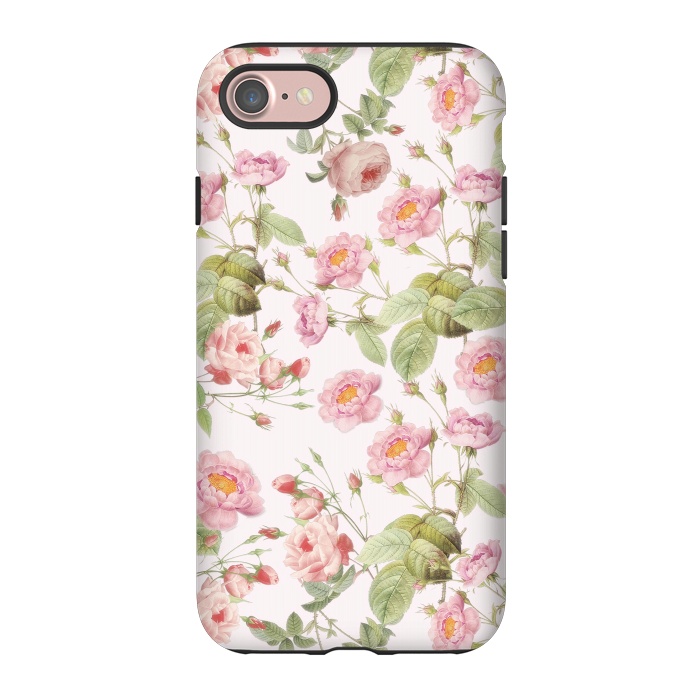 iPhone 7 StrongFit Blush Roses  by  Utart