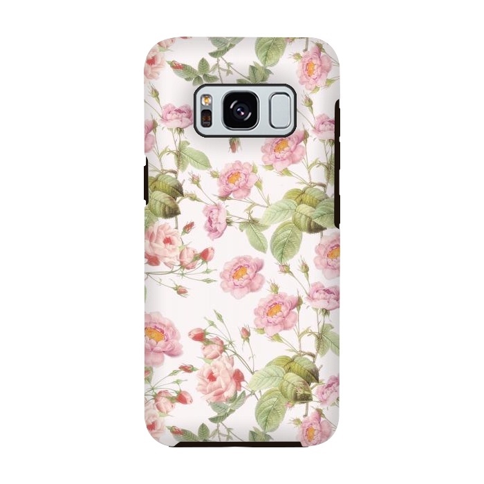 Galaxy S8 StrongFit Blush Roses  by  Utart