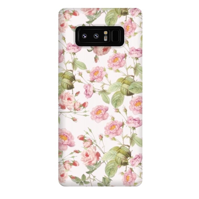Galaxy Note 8 StrongFit Blush Roses  by  Utart
