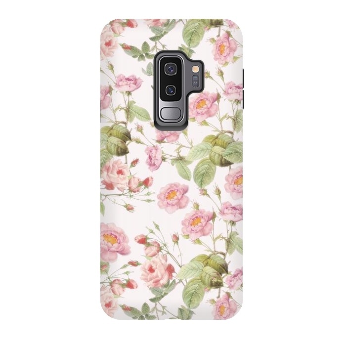 Galaxy S9 plus StrongFit Blush Roses  by  Utart
