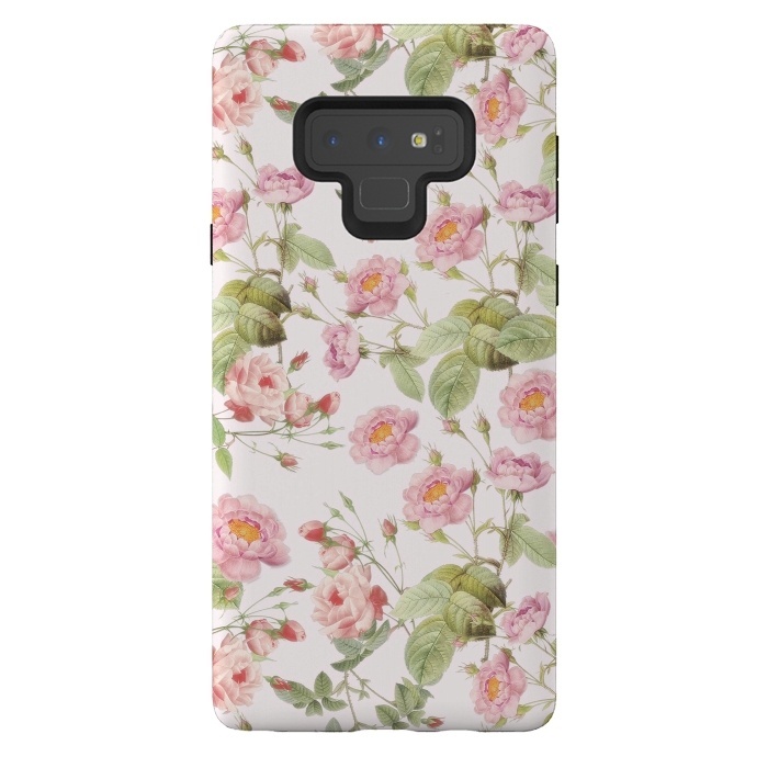Galaxy Note 9 StrongFit Blush Roses  by  Utart