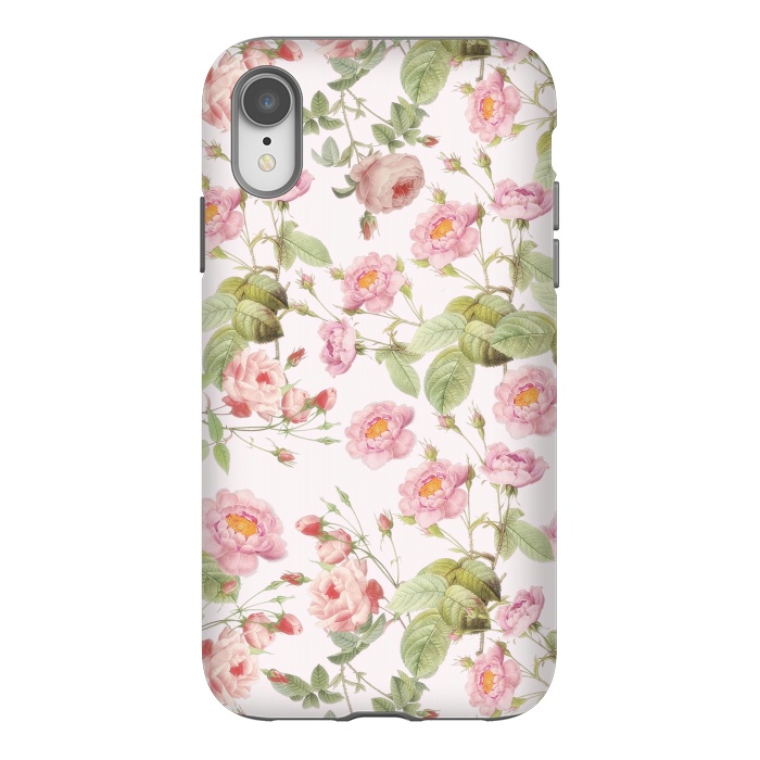 iPhone Xr StrongFit Blush Roses  by  Utart