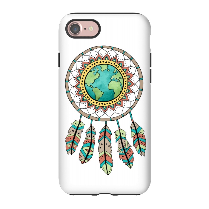 iPhone 7 StrongFit World Dreamcatcher by Pom Graphic Design