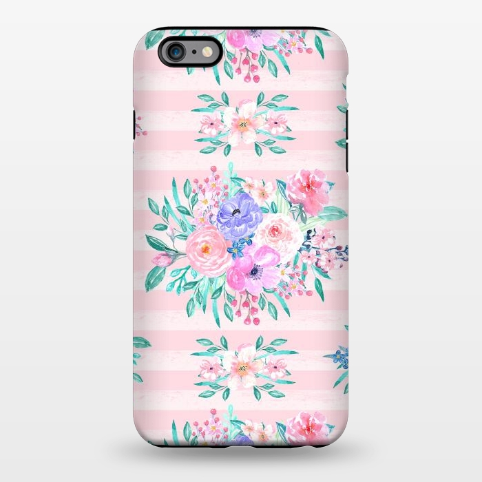 iPhone 6/6s plus StrongFit Beautiful watercolor garden floral paint by InovArts
