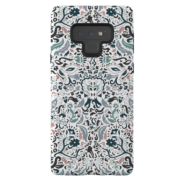 Galaxy Note 9 StrongFit Persian Dreams by Pom Graphic Design