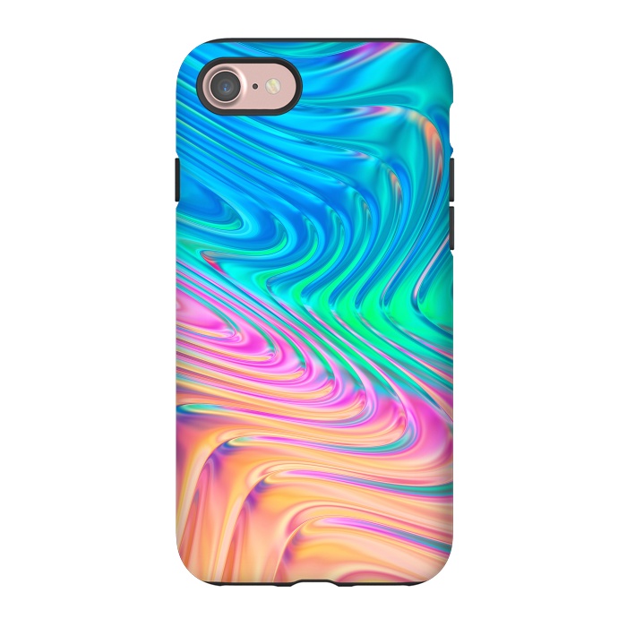 iPhone 7 StrongFit Abstract Vivid Waves by Art Design Works
