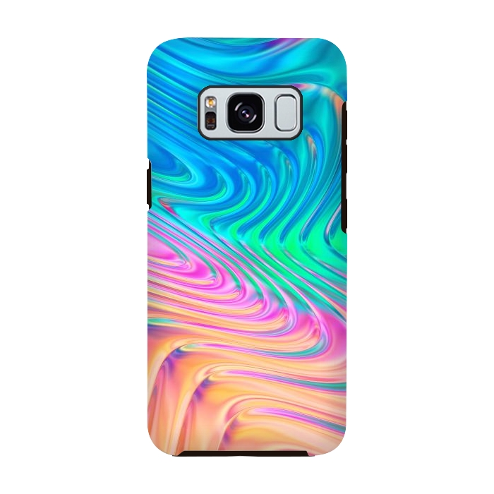 Galaxy S8 StrongFit Abstract Vivid Waves by Art Design Works