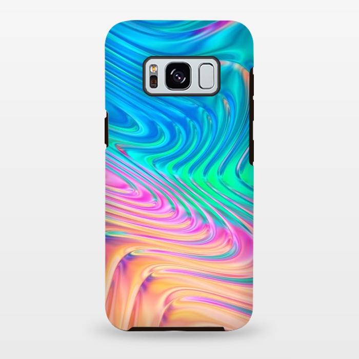 Galaxy S8 plus StrongFit Abstract Vivid Waves by Art Design Works