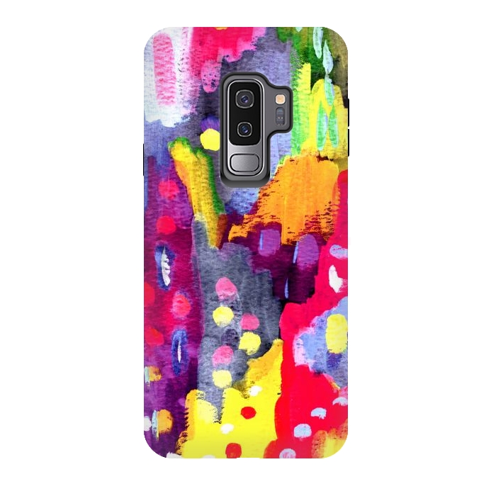 Galaxy S9 plus StrongFit Painted Party 1  by Tigatiga