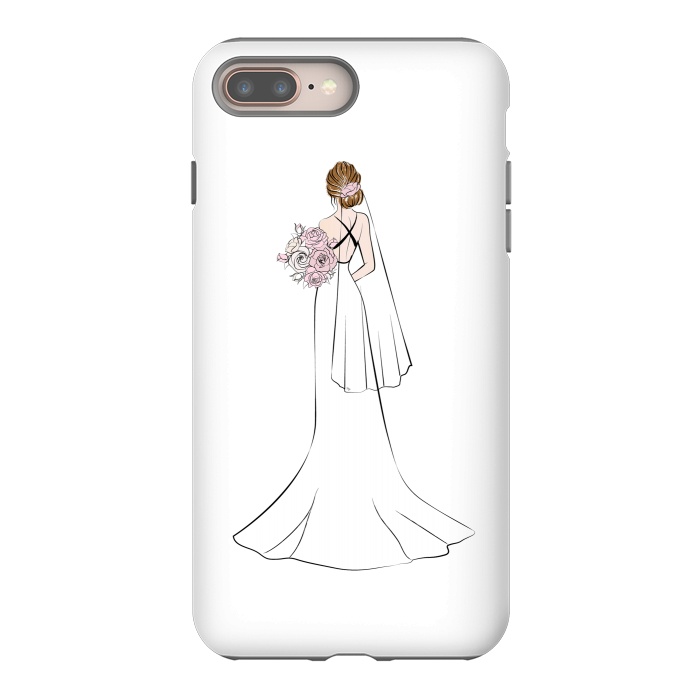 iPhone 7 plus StrongFit Pretty Bride by Martina