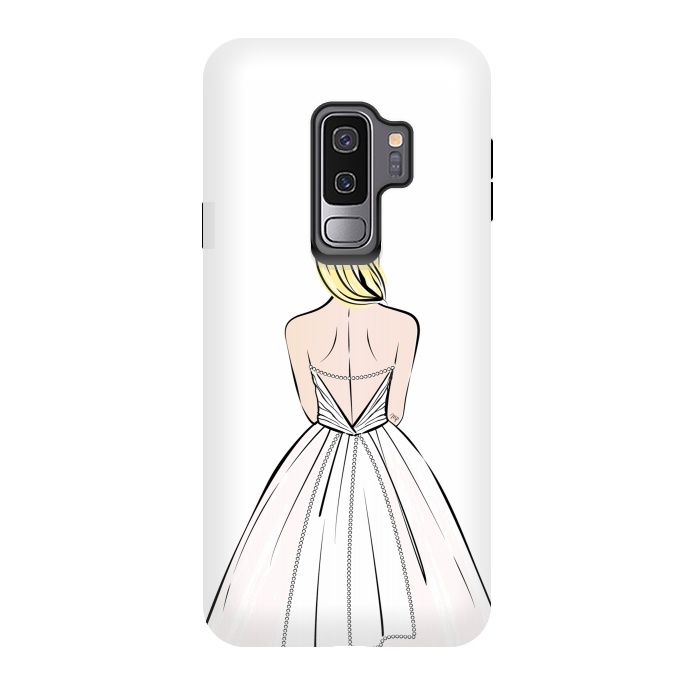 Galaxy S9 plus StrongFit Elegant bride illustration by Martina