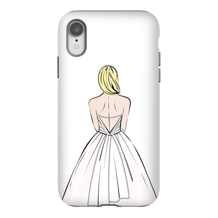 iPhone Xr StrongFit Elegant bride illustration by Martina