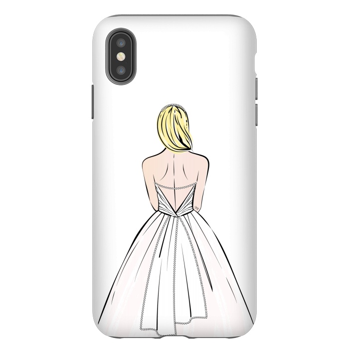 iPhone Xs Max StrongFit Elegant bride illustration by Martina