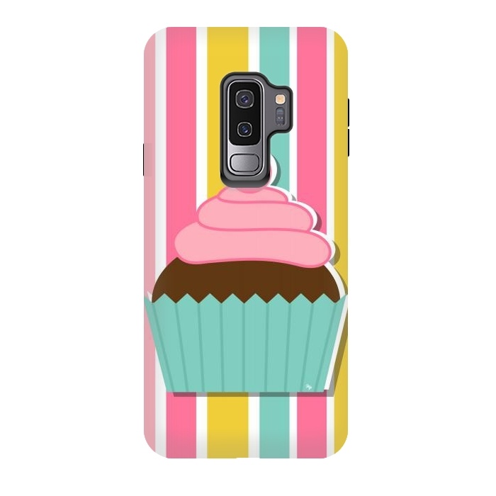 Galaxy S9 plus StrongFit Colorful cupcake by Martina