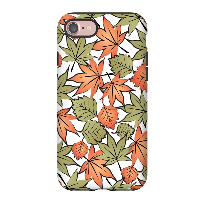 iPhone 7 StrongFit Autumne leaves pattern by Martina
