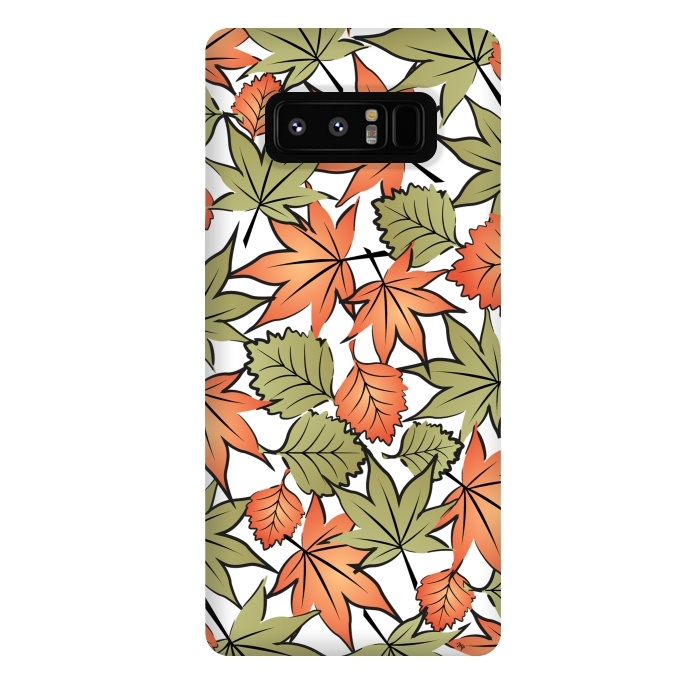 Galaxy Note 8 StrongFit Autumne leaves pattern by Martina