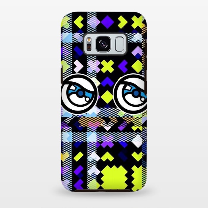 Galaxy S8 plus StrongFit Modern Tartans by Michael Cheung