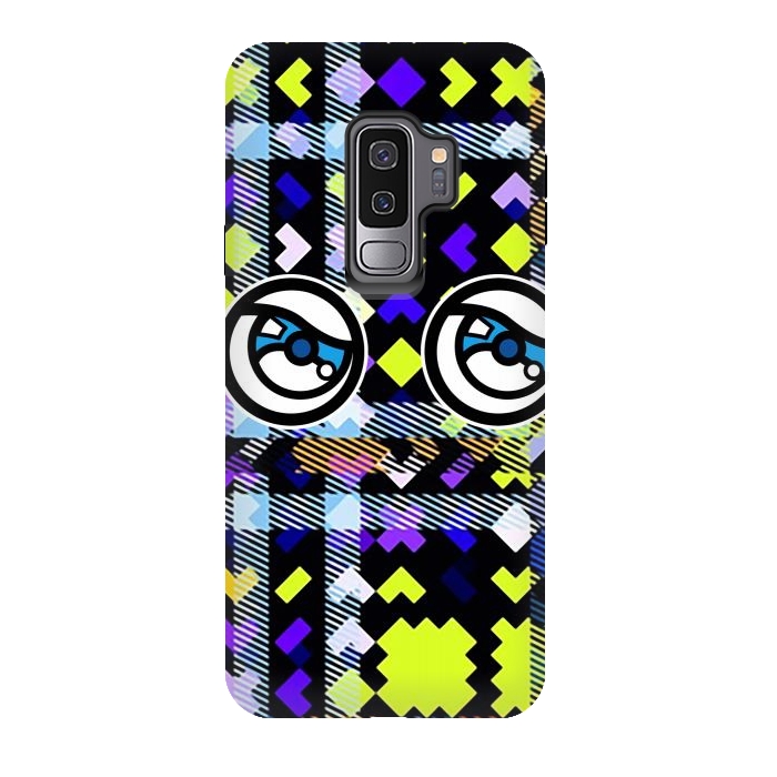 Galaxy S9 plus StrongFit Modern Tartans by Michael Cheung