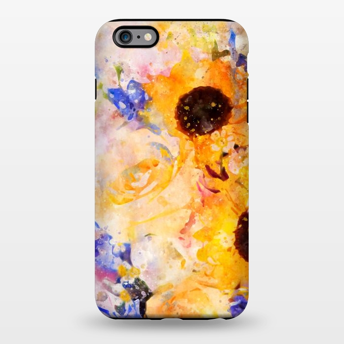iPhone 6/6s plus StrongFit Yellow Vintage Rose by Creativeaxle