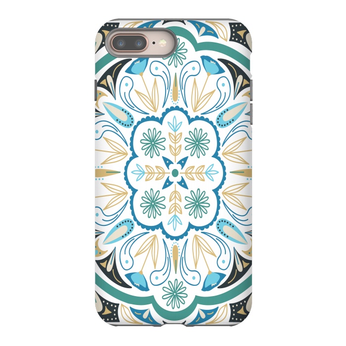 iPhone 7 plus StrongFit Boho Medallion by TracyLucy Designs