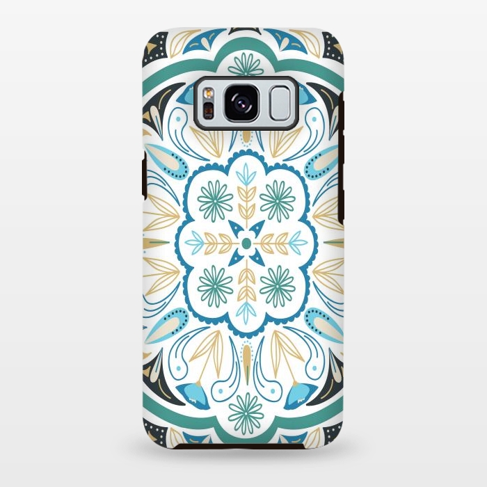 Galaxy S8 plus StrongFit Boho Medallion by TracyLucy Designs