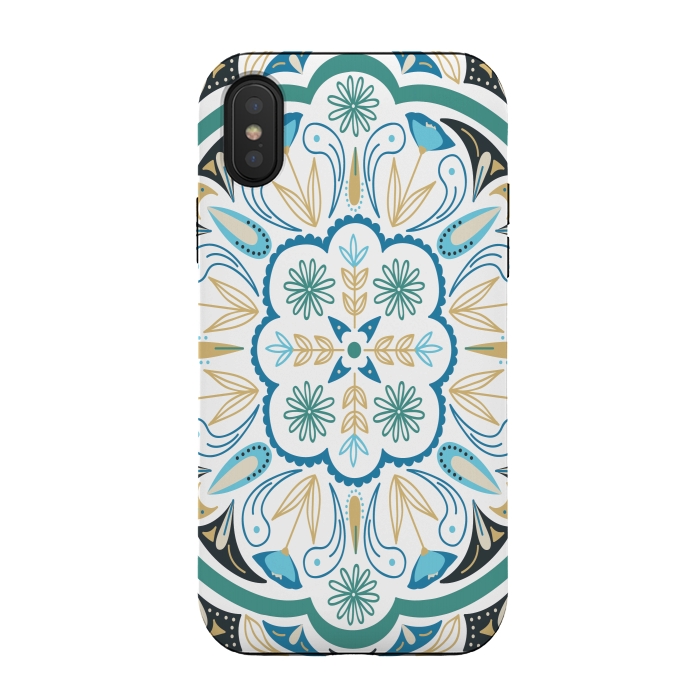 iPhone Xs / X StrongFit Boho Medallion by TracyLucy Designs