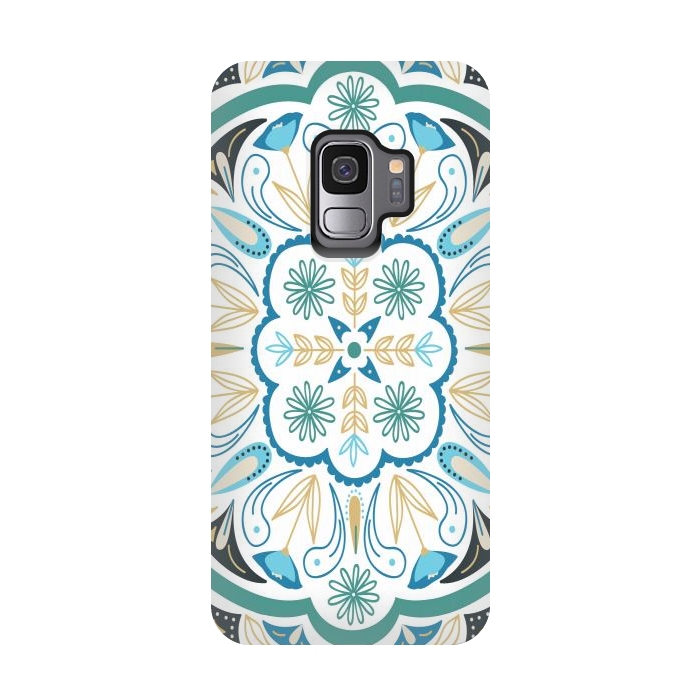 Galaxy S9 StrongFit Boho Medallion by TracyLucy Designs