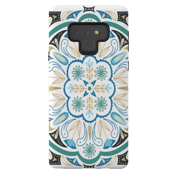 Galaxy Note 9 StrongFit Boho Medallion by TracyLucy Designs