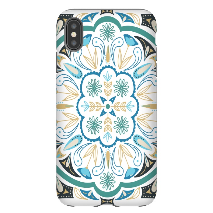 iPhone Xs Max StrongFit Boho Medallion by TracyLucy Designs