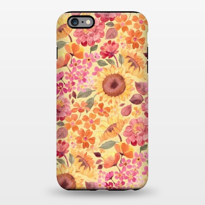 iPhone 6/6s plus StrongFit Happy Boho Autumn Floral  by Micklyn Le Feuvre