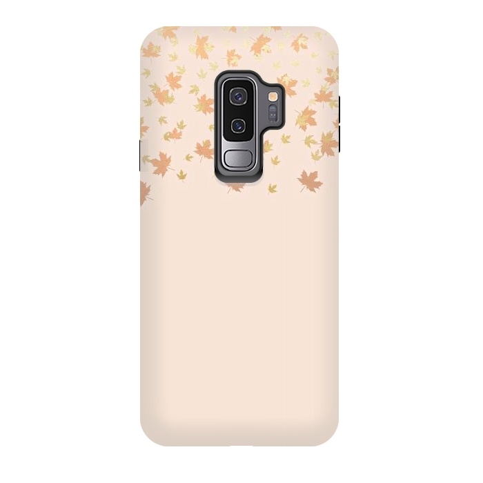 Galaxy S9 plus StrongFit Leaves are falling on peach by  Utart