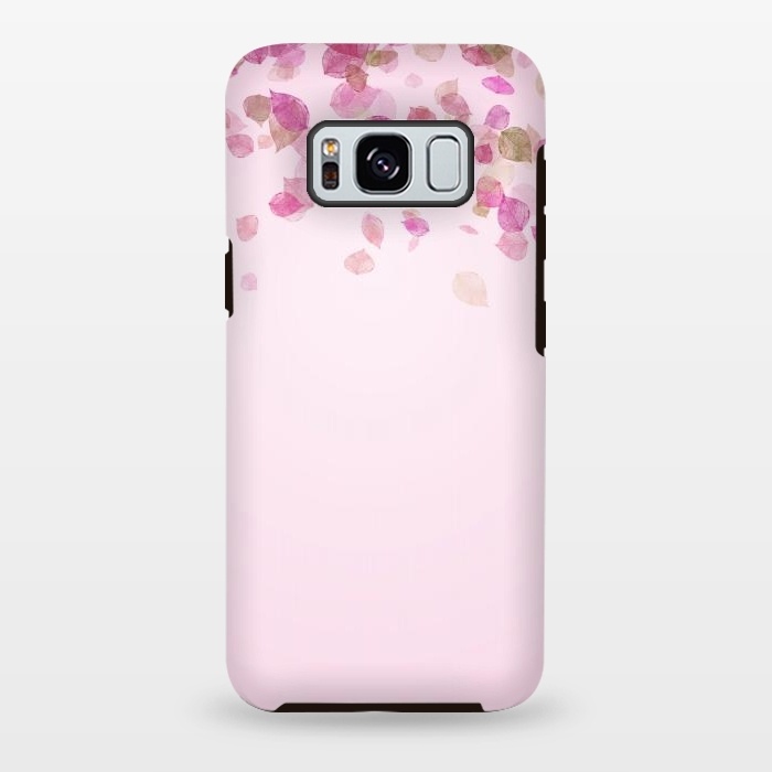 Galaxy S8 plus StrongFit Leaves are falling on pink by  Utart