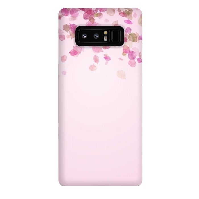 Galaxy Note 8 StrongFit Leaves are falling on pink by  Utart