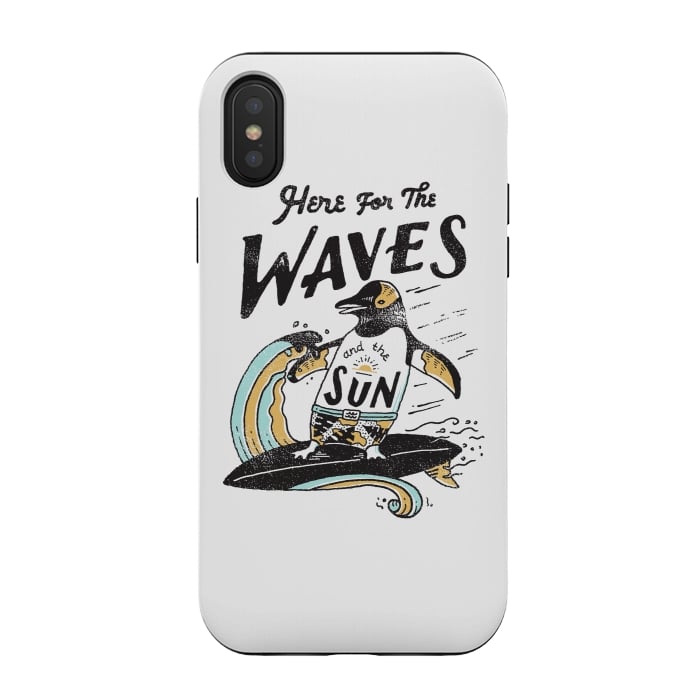 iPhone Xs / X StrongFit The Waves by Tatak Waskitho