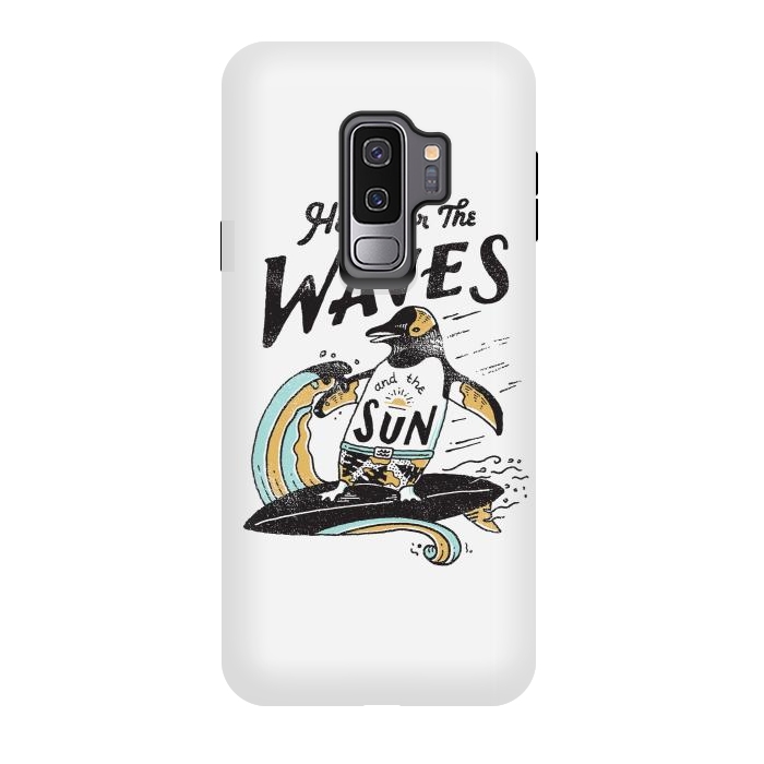 Galaxy S9 plus StrongFit The Waves by Tatak Waskitho