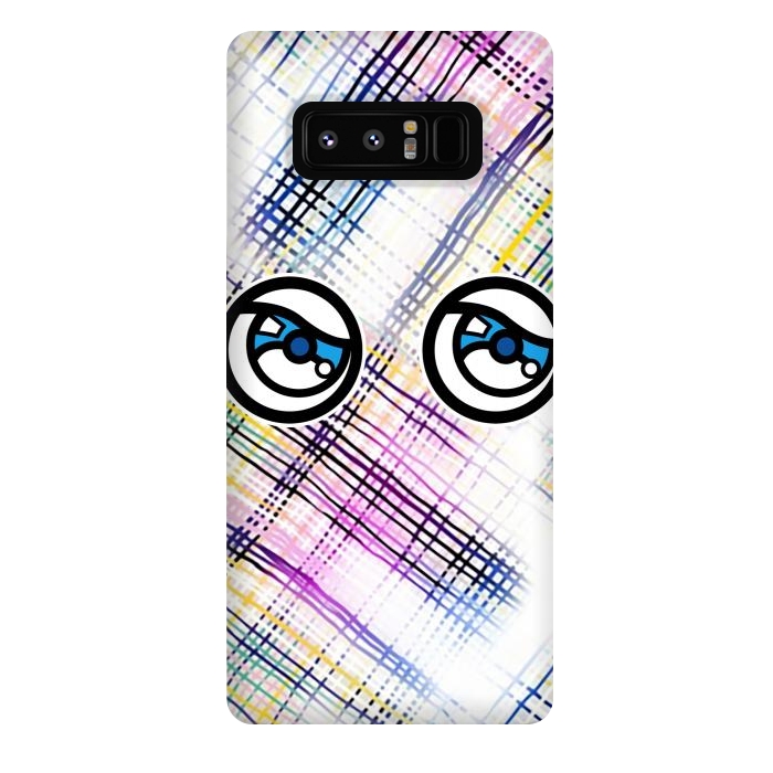 Galaxy Note 8 StrongFit Modern Tartans 2 by Michael Cheung