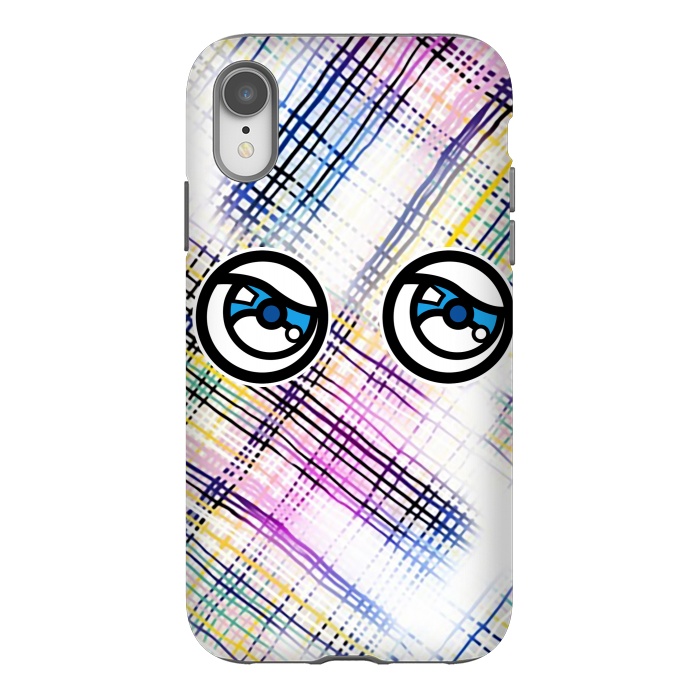 iPhone Xr StrongFit Modern Tartans 2 by Michael Cheung