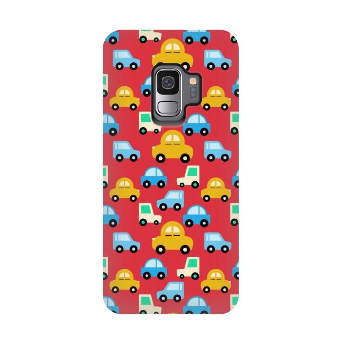 Galaxy S9 StrongFit colourful cars by TMSarts