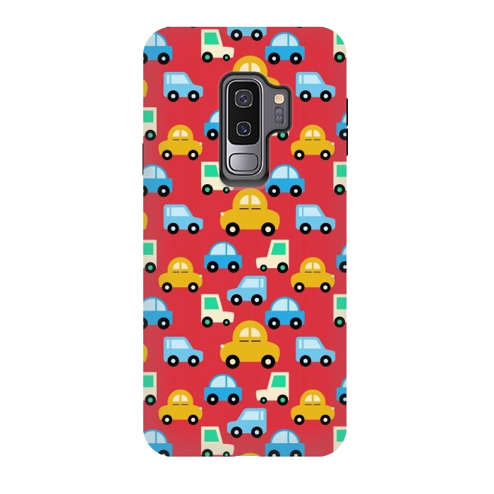 Galaxy S9 plus StrongFit colourful cars by TMSarts