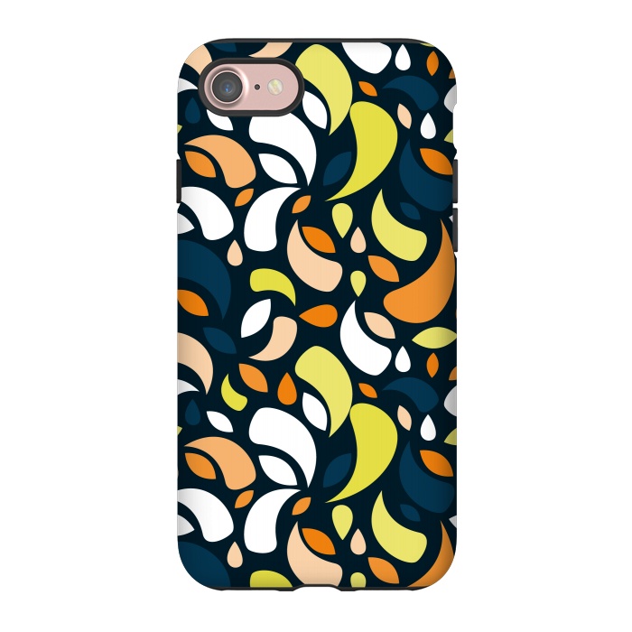 iPhone 7 StrongFit multicolored leaf shapes by TMSarts