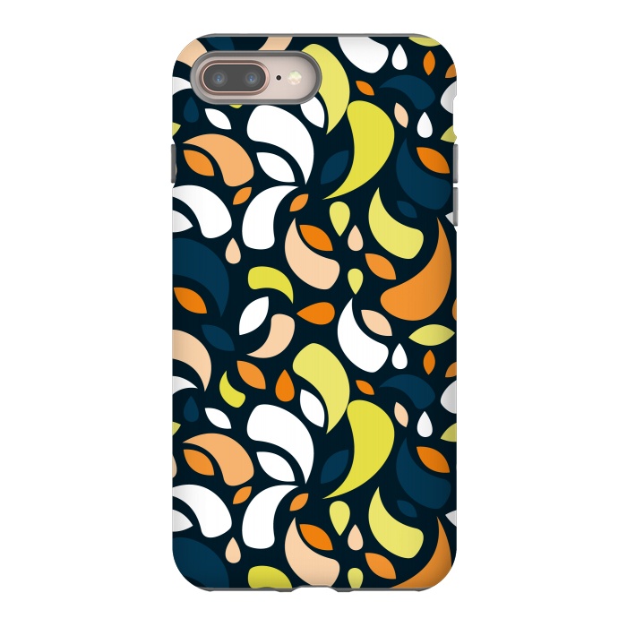 iPhone 7 plus StrongFit multicolored leaf shapes by TMSarts