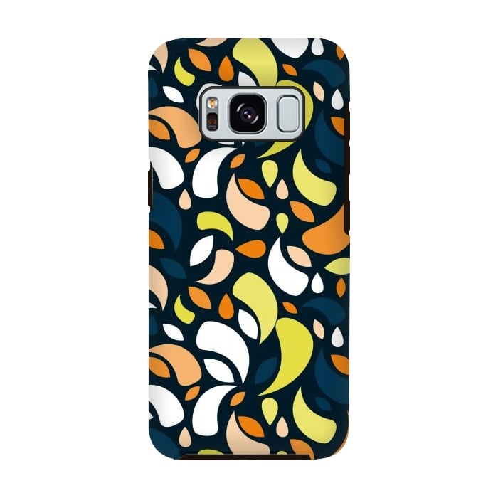 Galaxy S8 StrongFit multicolored leaf shapes by TMSarts