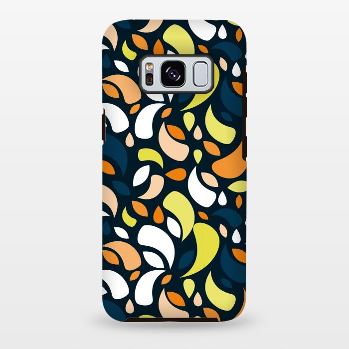 Galaxy S8 plus StrongFit multicolored leaf shapes by TMSarts