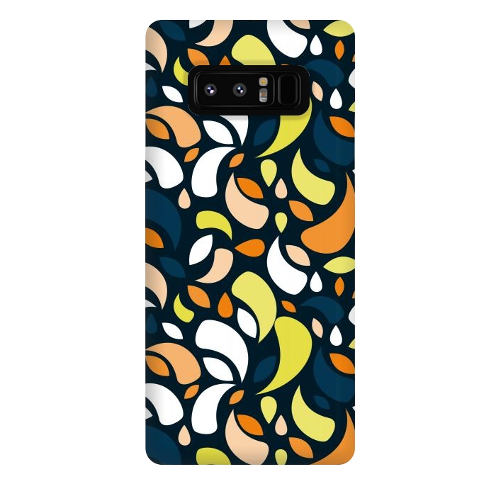 Galaxy Note 8 StrongFit multicolored leaf shapes by TMSarts