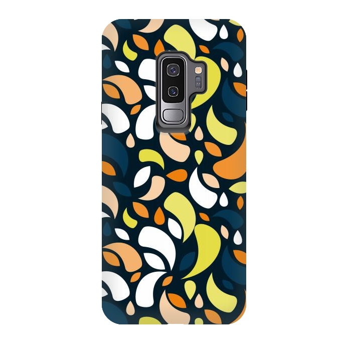 Galaxy S9 plus StrongFit multicolored leaf shapes by TMSarts