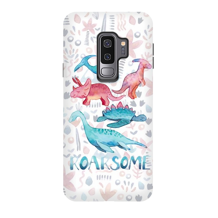 Galaxy S9 plus StrongFit Roarsome Dino's by gingerlique