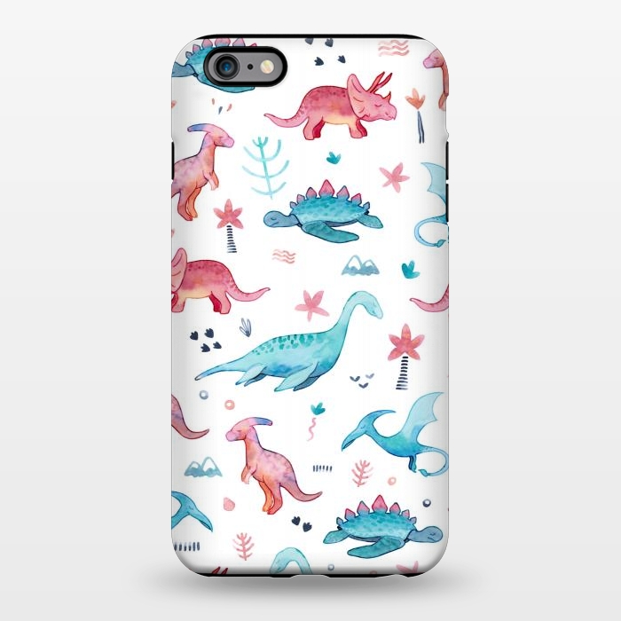 iPhone 6/6s plus StrongFit Dinosaurs Love by gingerlique